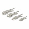 Tekton 5 in, 9 in, 10 in, 10 in Lock Pliers Set 4 Pieces PLK99902